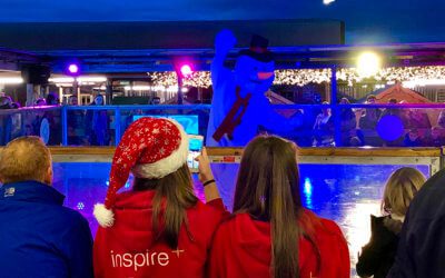 inspire+ Sports Leaders Bring Festive Cheer to Downtown Grantham