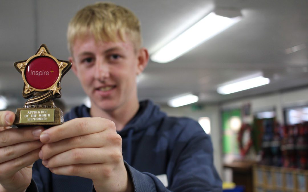 Scampton Primary School’s apprentice shines by receiving awards